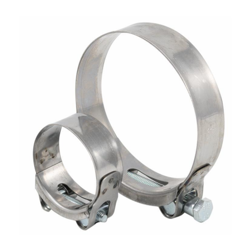 FASCETTA STRINGITUBO A BANDA LARGA IN ACCIAIO INOX Ø 68-73MM