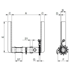 VERRICELLO TENDICINGHIA Ø 48MM SX