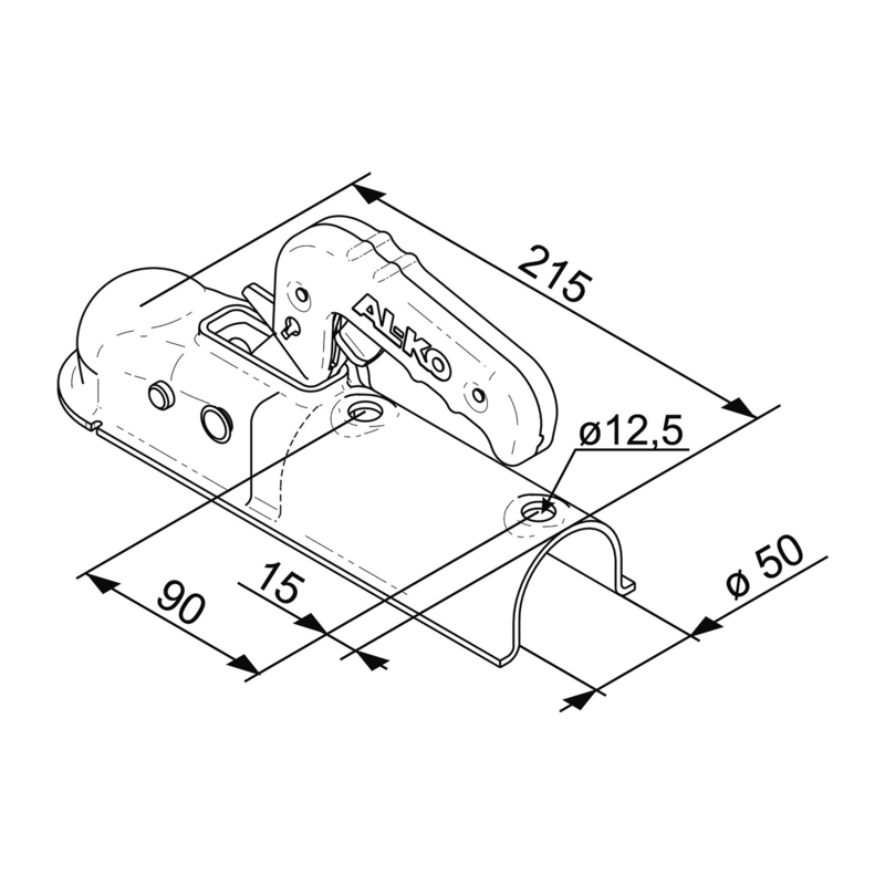 TESTINA TRAINO A SFERA Ø 50MM