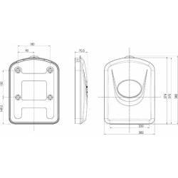 Portadocumenti Meccanoplast A4 piatto