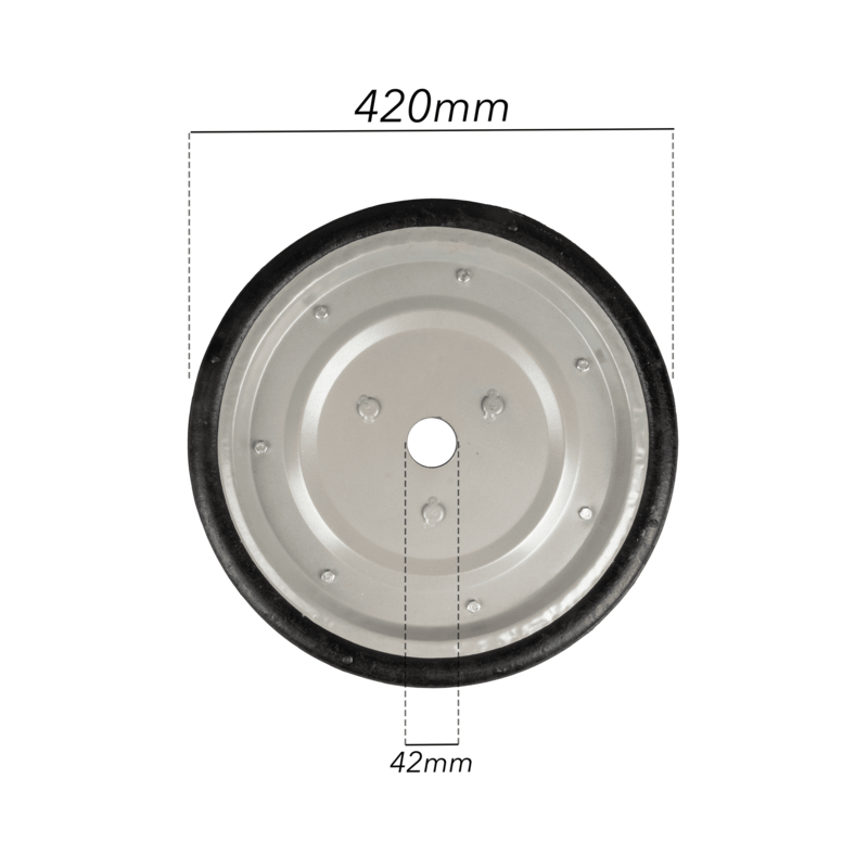 RUOTA PER MOTOZAPPA Ø 420 MM