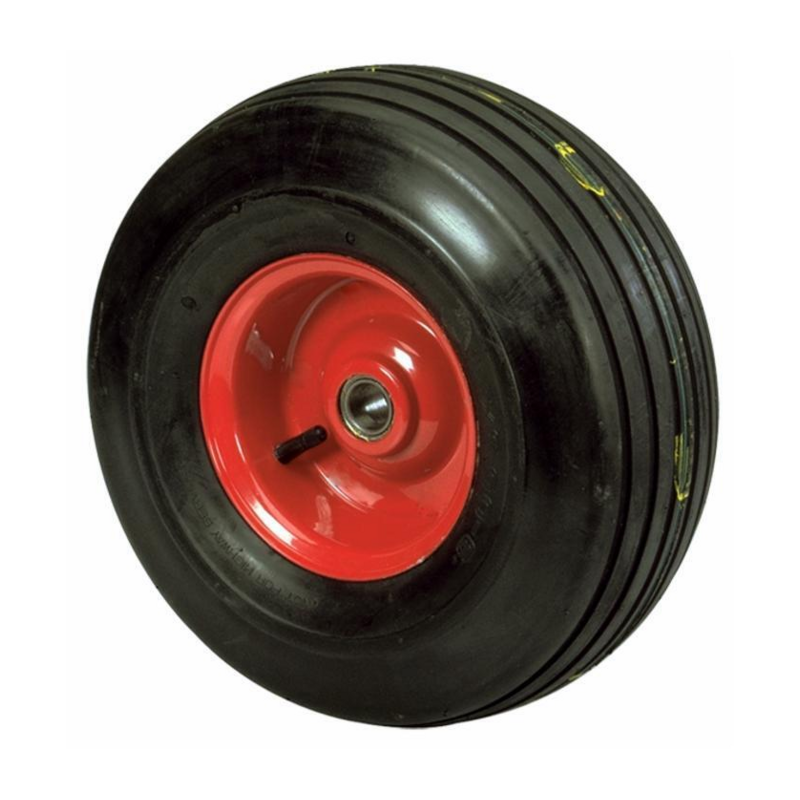 RUOTA PNEUMATICA RIGATA MISURE 15X6.00X6" CON CUSCINETTI