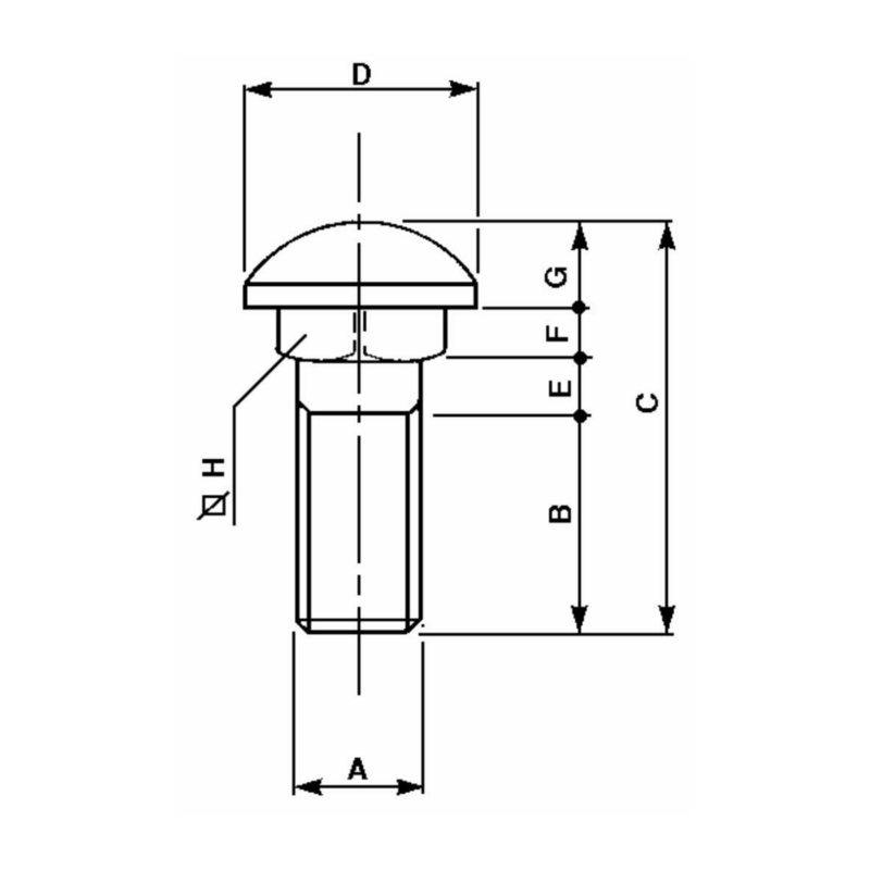 COLONNETTA PER RUOTE M16X1,5 ADATTABILE FIAT