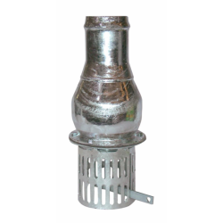 Valvola di fondo con portagomma Ø 100