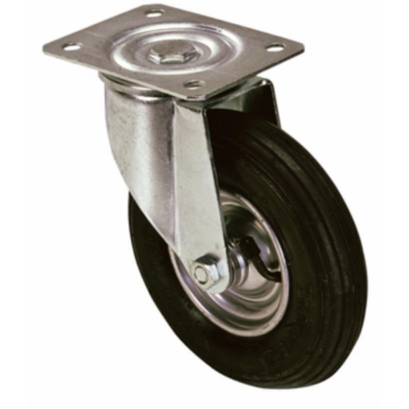 RUOTA PNEUMATICA Ø 260MM CON SUPPORTO GIREVOLE