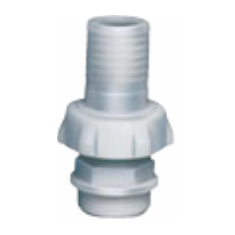 RACCORDO DRITTO IN 3 PEZZI 2" Ø TUBO 60MM