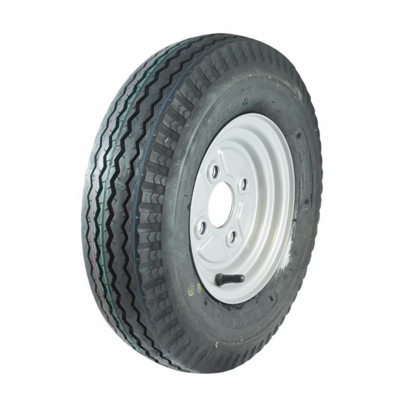 RUOTA 4.50-10" CON CERCHIO IN FERRO A 4 FORI  FIAT