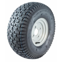 RUOTA PNEUMATICA 16X6.50-8" CON CERCHIO A 4 FORI FIAT