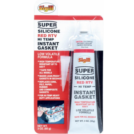 ADESIVO SIGILLANTE SILICONICO ROSSO