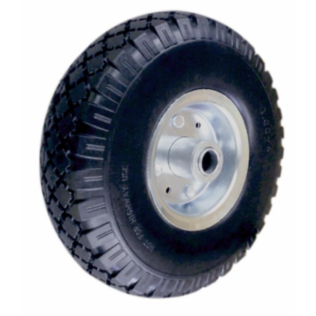 RUOTA IN POLIURETANO COLORE NERO CON CUSCINETTO