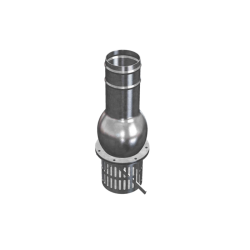 Valvola di fondo portagomma ø 150 mm