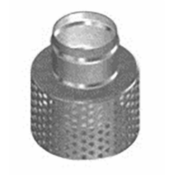 Filtro zincato con portagomma ø 120 mm