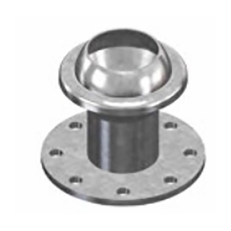 Semigiunto sferico maschio ø 120 flangia DN125