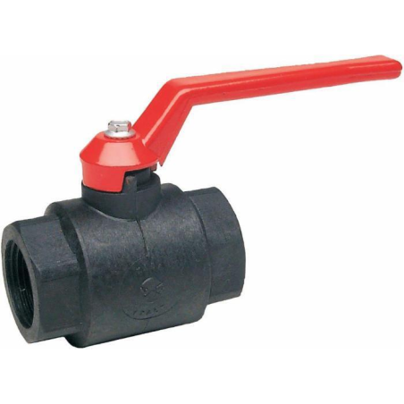 Valvola a sfera con filtro man.a leva 1"1/4