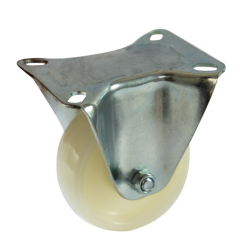 RUOTA NYLON Ø 100MM CON SUPPORTO FISSO