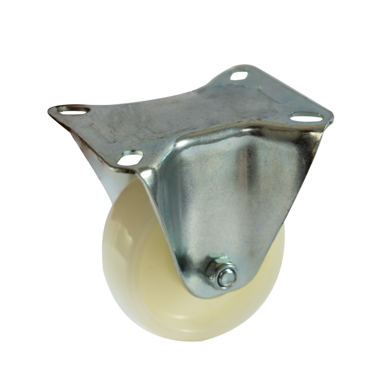 RUOTA NYLON Ø 120MM CON SUPPORTO FISSO