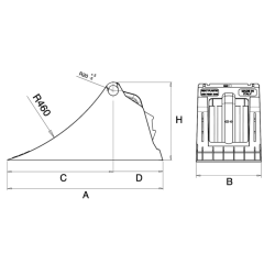 CUNEO PLASTICA RAGGIO 460