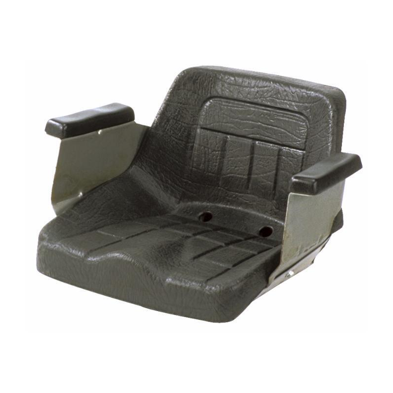 SEDILE NON VERNICIATO CON GUIDE E BRACCIOLI