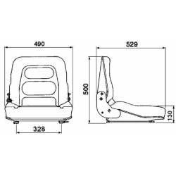 SEDILE PER MULETTI CON GUIDE