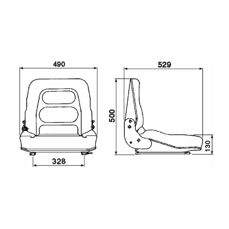SEDILE PER MULETTI CON GUIDE