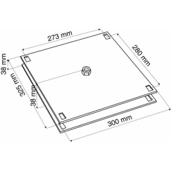 PIASTRA BASE GIREVOLE