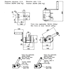 ARGANO DI SOLLEVAMENTO PORTATA 400KG