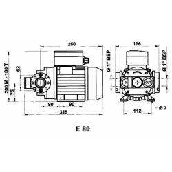 ELETTROPOMPA E80T X DIESEL