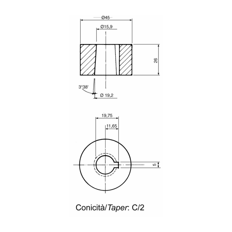VOLANTE DIAMETRO 300 C2 SENZA POMELLO