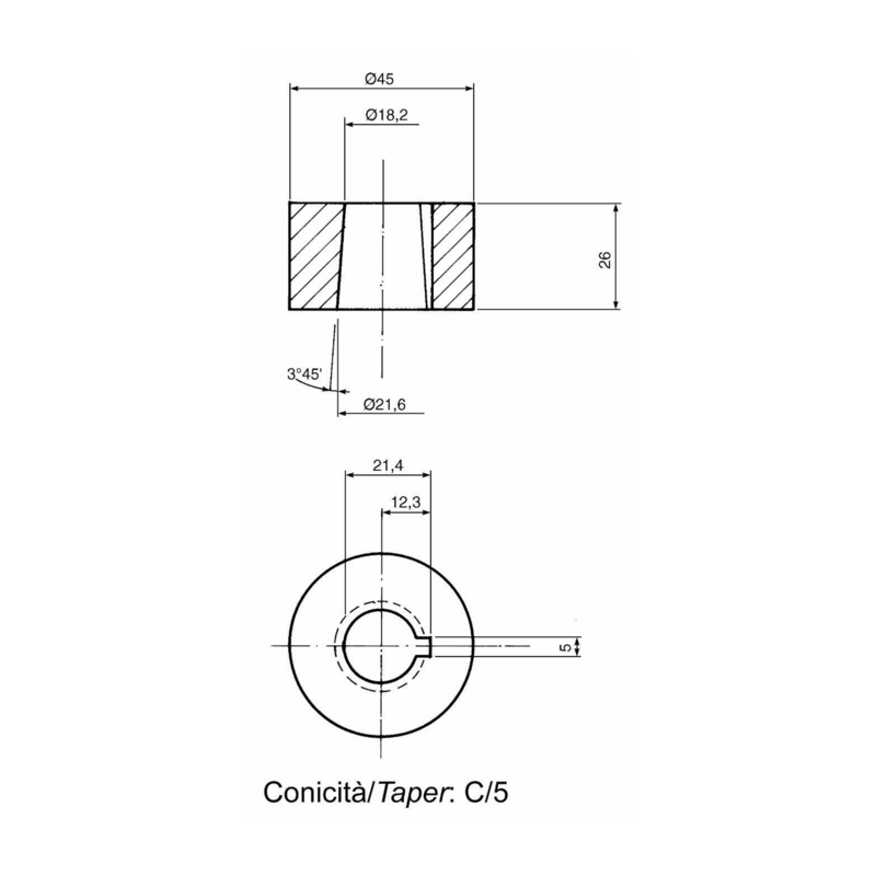 VOLANTE DIAMETRO 300 C5 SENZA POMELLO