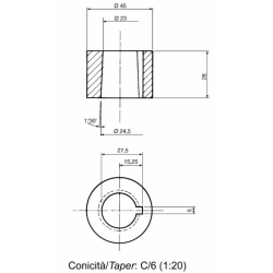 VOLANTE DIAMETRO 300 C6 SENZA POMELLO