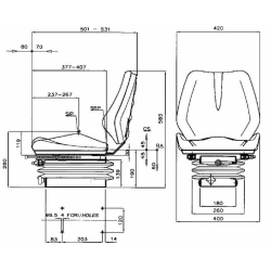 SEDILE SMALL SKY NERO MECCANICO