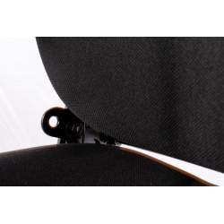 SEDILE ACTIVO PLUS CON MOLLEGGIO PNEUMATICO E PIASTRA GIREVOLE IN TESSUTO NERO