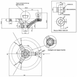 VOLANTE DIAMETRO 350 DANFOSS SENZA POMELLO