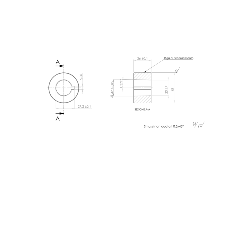 VOLANTE DIAMETRO 350 DANFOSS SENZA POMELLO