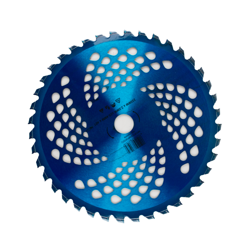 DISCO CON PLACCHETTE IN TUNGSTENO 40 DENTI Ø255 ANODIZZATO