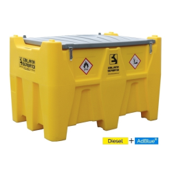 CONTENITORE DISTRIBUTORE GASOLIO + ADBLUE 400+50