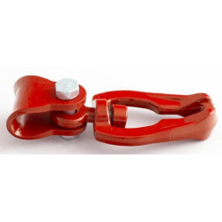 Gancio girevole fune-catena G80 per catena Ø 7/8 mm