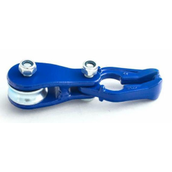 Gancio girevole fune-catena G100 con puleggia