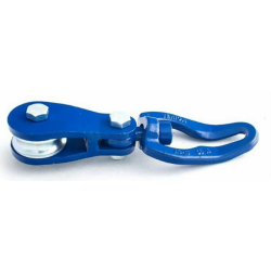 Gancio girevole fune-catena girevole G100 con puleggia