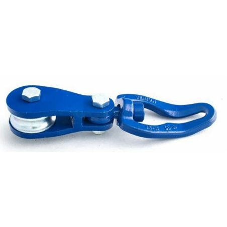 Gancio girevole fune-catena girevole G100 con puleggia