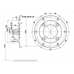 Motore a 4 tempi OHV 196cc. 6,5hp con flangia avviamento elettrico
