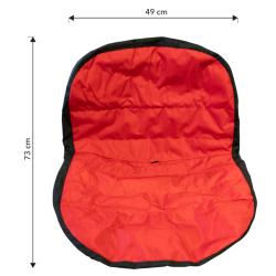 COPRISEDILE 49X73 ROSSO