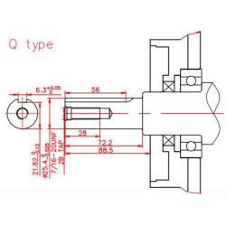 Motore a 4 tempi OHV 389cc. 13,0hp avviamento elettrico