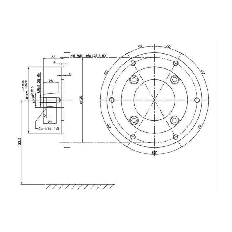 Motore a 4 tempi OHV 389cc. 13,0hp con flangia avviamento elettrico