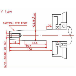Motore a 4 tempi OHV 270cc. 9,0hp