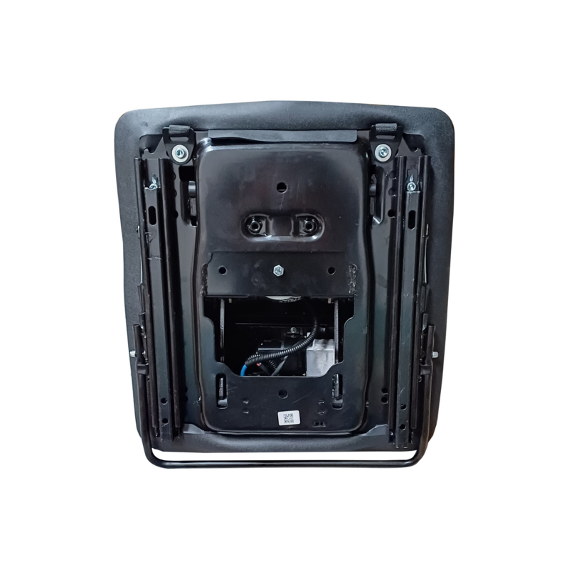 SEDILE IN ECOPELLE NERO CON MOLLEGGIO PNEUMATICO