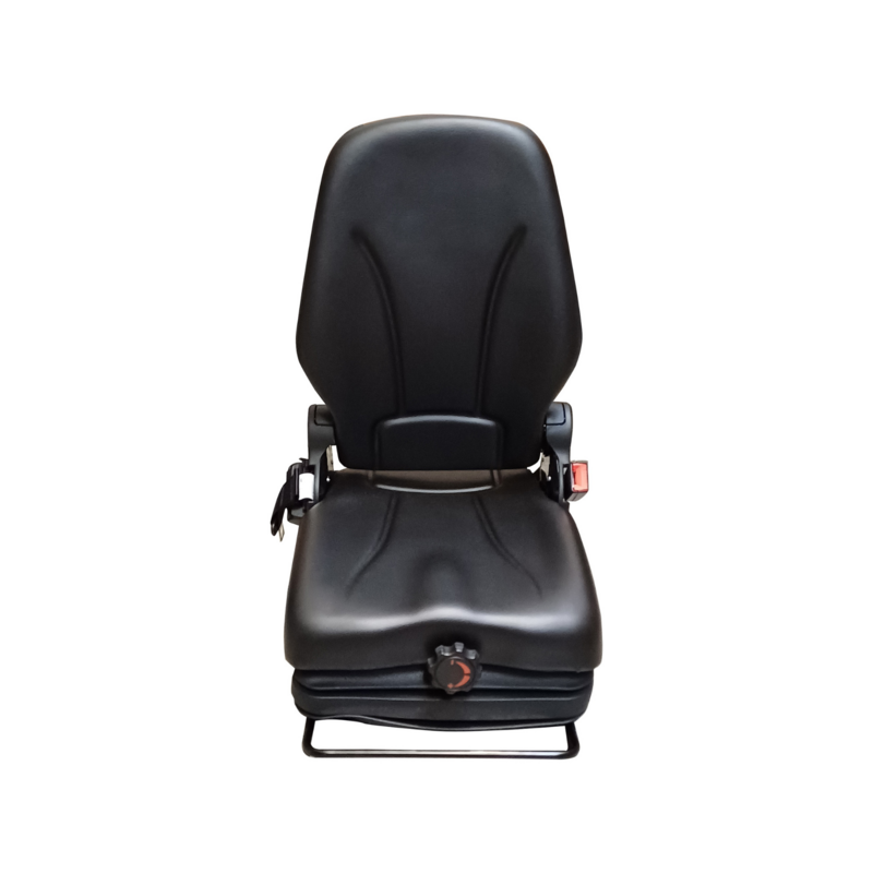 SEDILE IN ECOPELLE NERO CON MOLLEGGIO MECCANICO