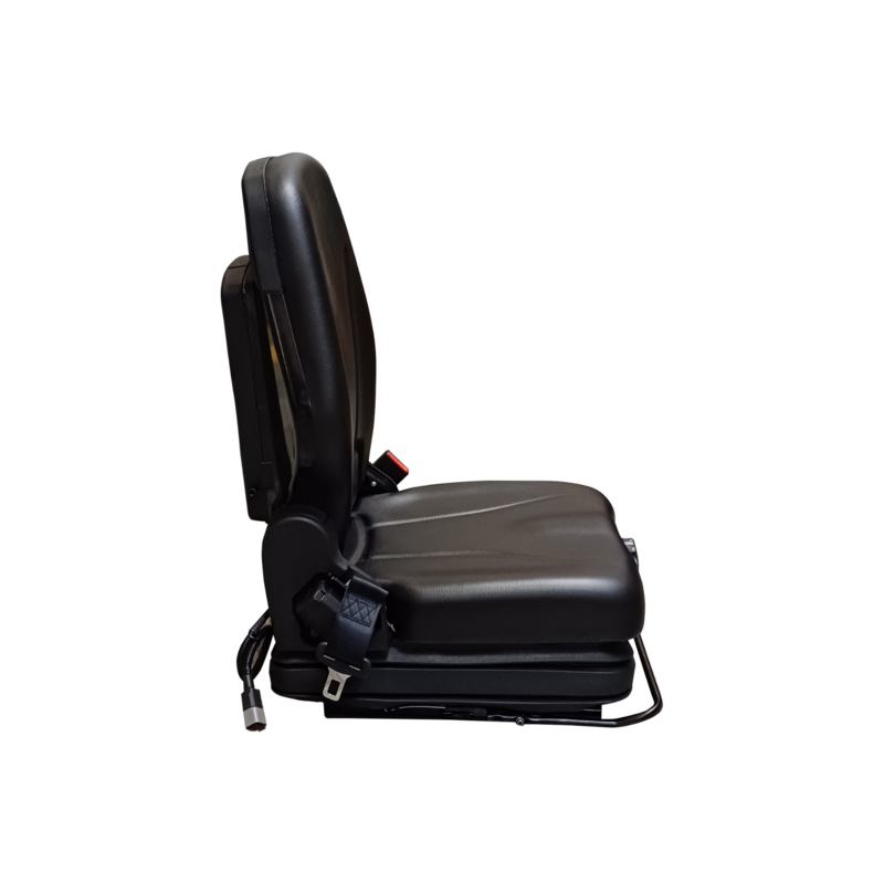 SEDILE IN ECOPELLE NERO CON MOLLEGGIO MECCANICO