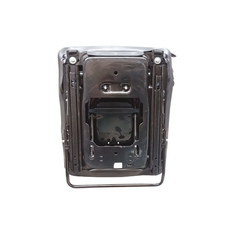 SEDILE IN ECOPELLE NERO CON MOLLEGGIO MECCANICO