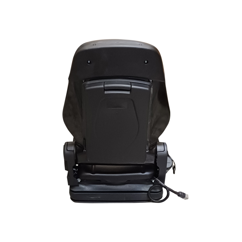 SEDILE IN ECOPELLE NERO CON MOLLEGGIO MECCANICO